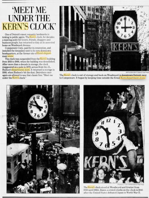 Kerns - 2003 Article On Kerns Clock